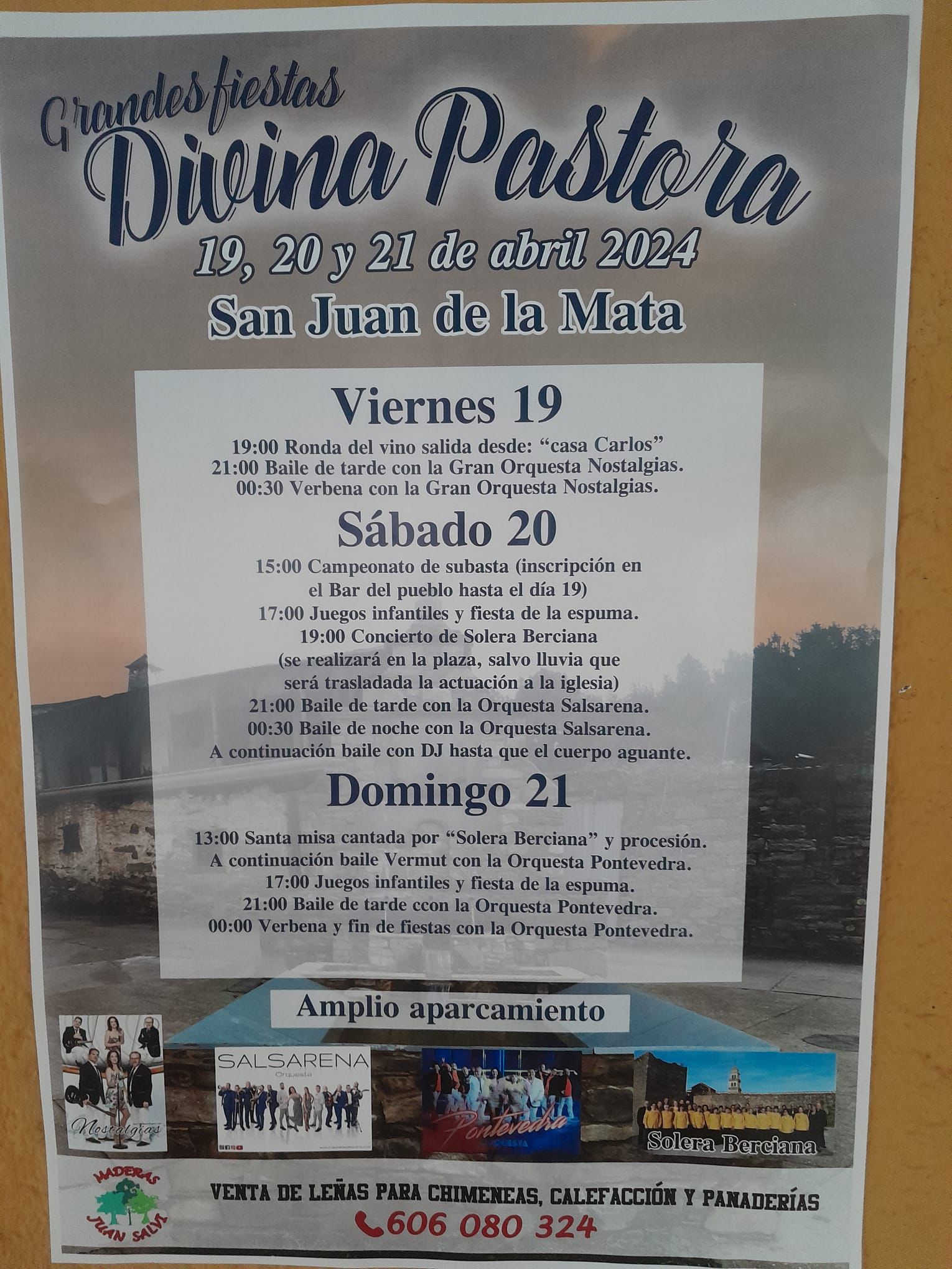 Grandes fiestas en San Juan de la Mata en honor a La Divina Pastora del 19 al 21 de abril 2