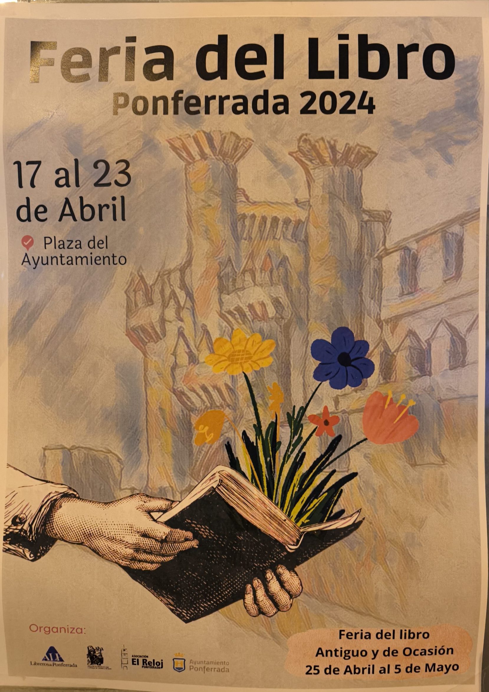 La Feria del Libro de Ponferrada se celebrará del 17 al 23 de abril en la Plaza del Ayuntamiento 11