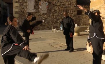 Alumnos de la escuela de Kung Fu del Bierzo Alto protagonistas en un reportaje de Callejeros 8