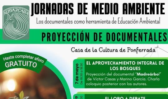 Proyecciones Jornadas de medio ambiente en La Casa de la Cultura 'Protección integral de los Bosques' 1