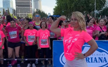 La deportista berciana Lydia Valentín, homenajeada en la Carrera de la Mujer de Madrid 5