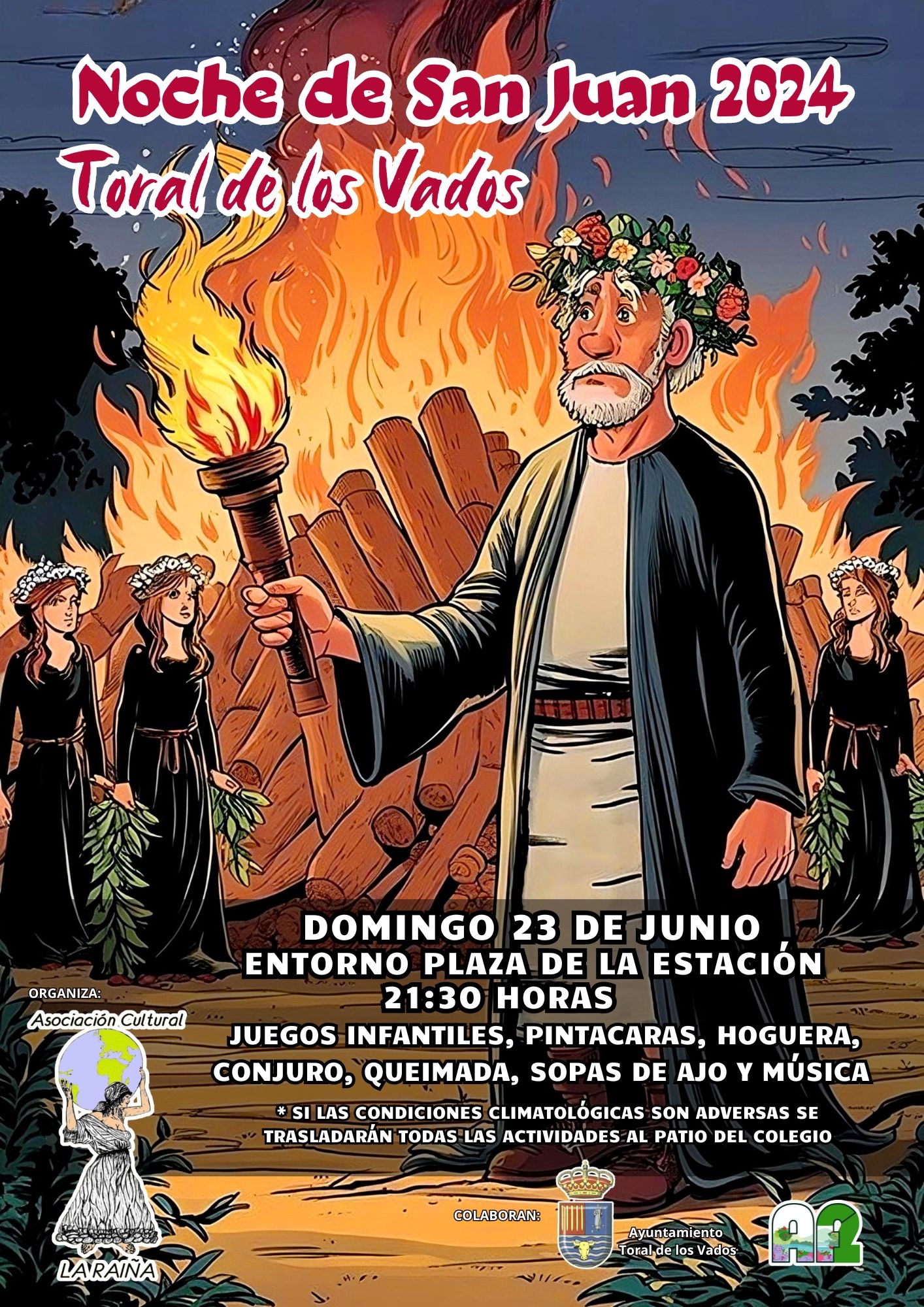 Toral de los Vados anuncia la Noche de San Juan 2024 con hoguera, queimada y actividades para todos 2