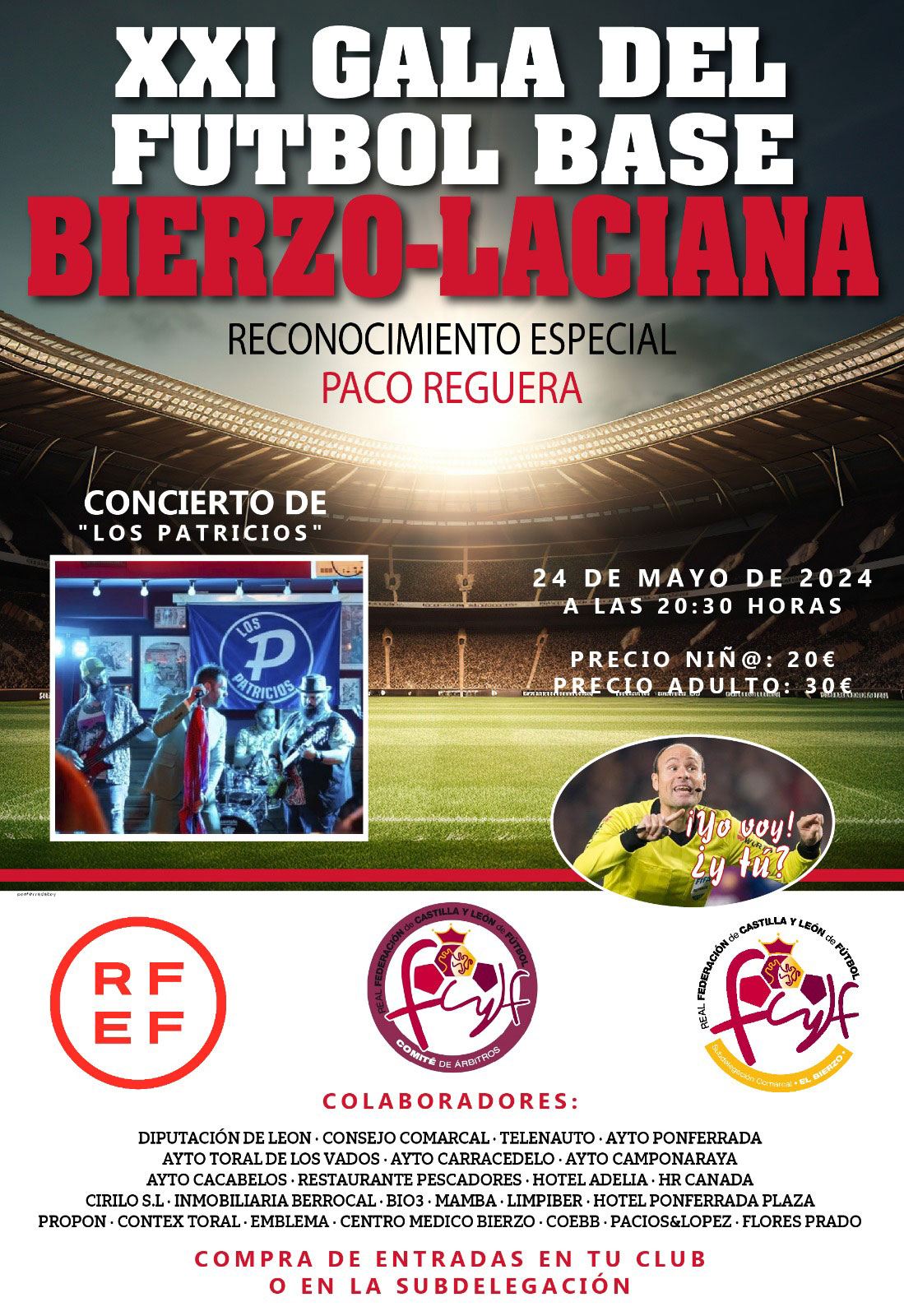 La XXI Gala del fútbol base del Bierzo- Laciana tendrá un reconocimiento especial a Paco Reguera 2