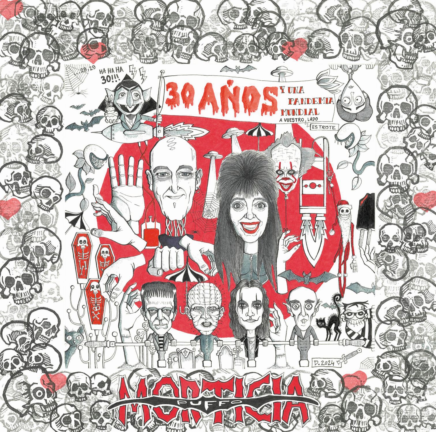 Un aniversario inmortalizado en disco de vinilo: los 30 años del Morticia Puffo de Ponferrada 2