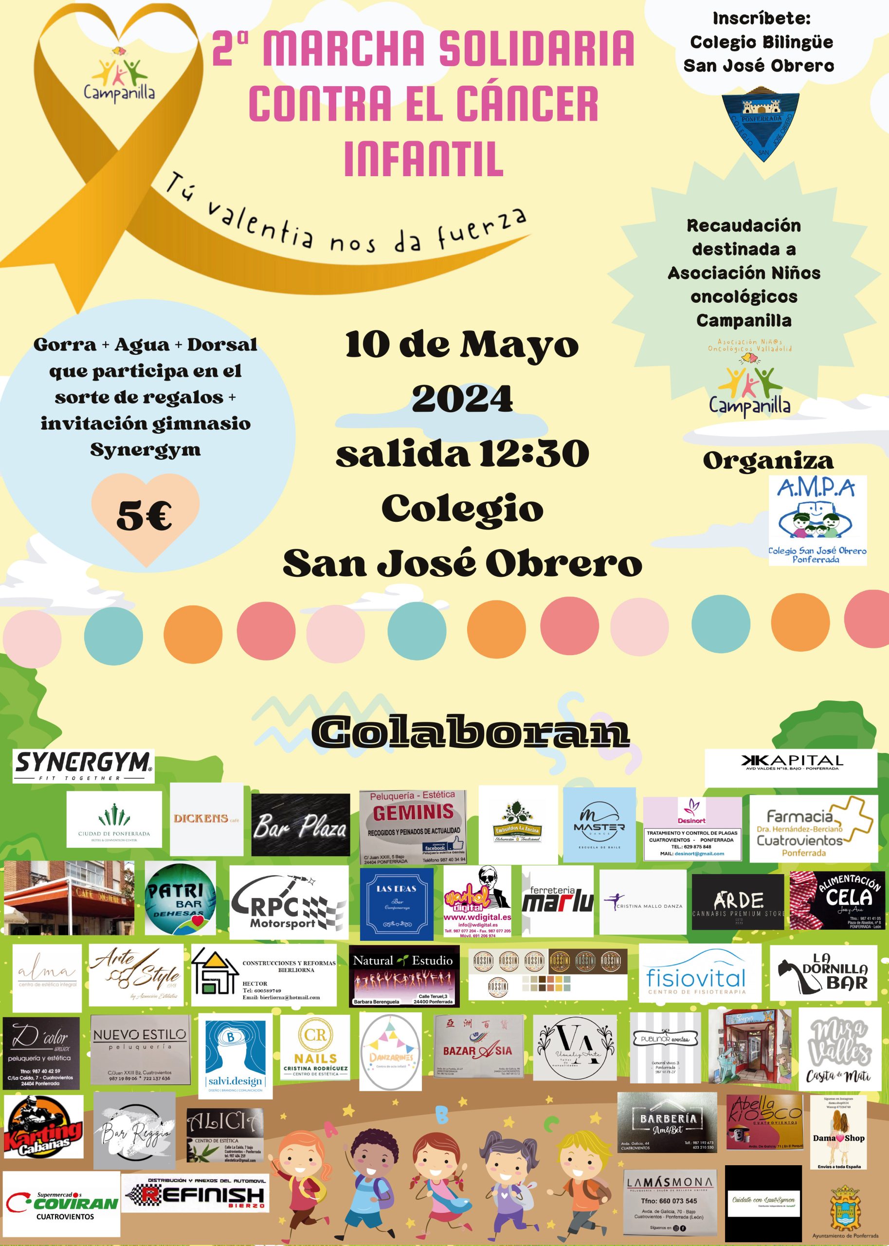 El Colegio San José Obrero organiza la II Marcha Solidaria contra el Cáncer Infantil en Cuatrovientos 3