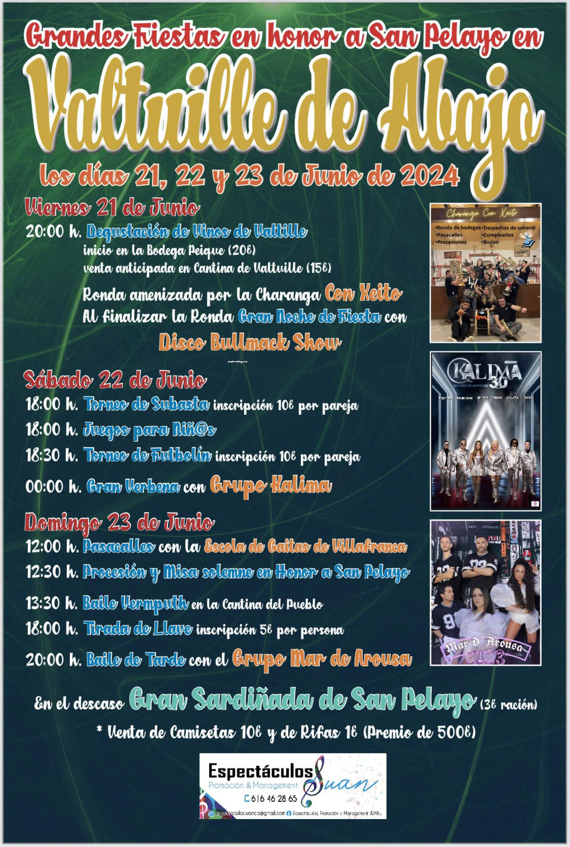 Valtuille de Abajo celebra las Fiestas en honor a San Pelayo del 21 al 23 de junio 2