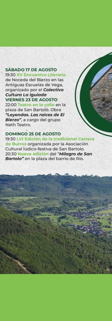 Así se presenta el Verano cultural y de ocio en Noceda del Bierzo para el verano 5