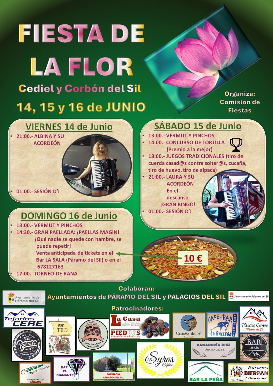 Cediel y Corbón del Sil celebran la Fiesta de la Flor los días 14, 15 y 16 de junio 2