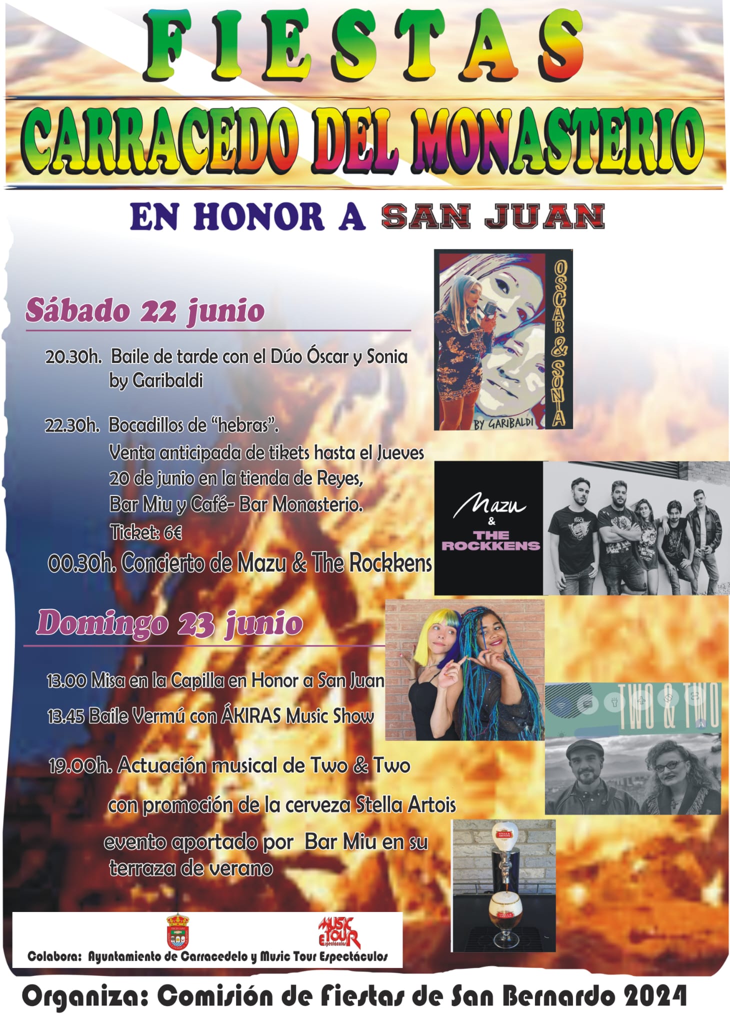 Fiestas en Carracedo del Monasterio en honor a San Juan los días 22 y 23 de junio 2024 2