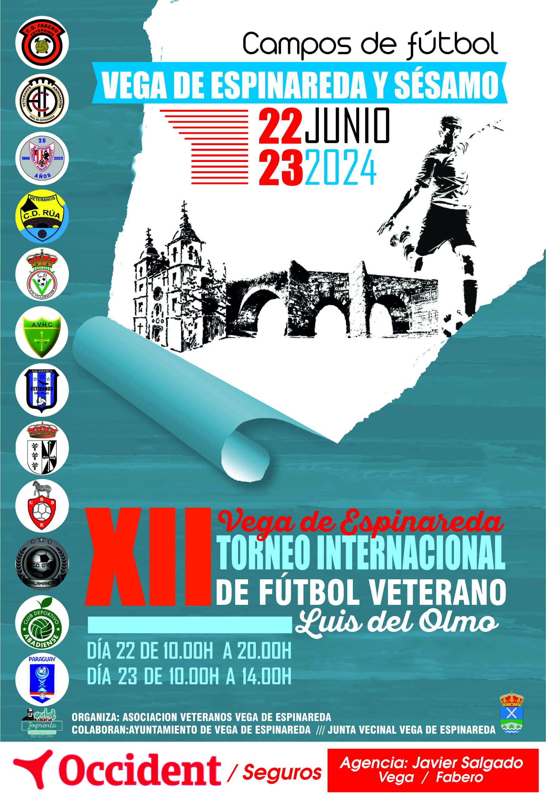 XII Torneo internacional de fútbol veterano Luis del Olmo este fin de semana en Vega de Espinareda 2