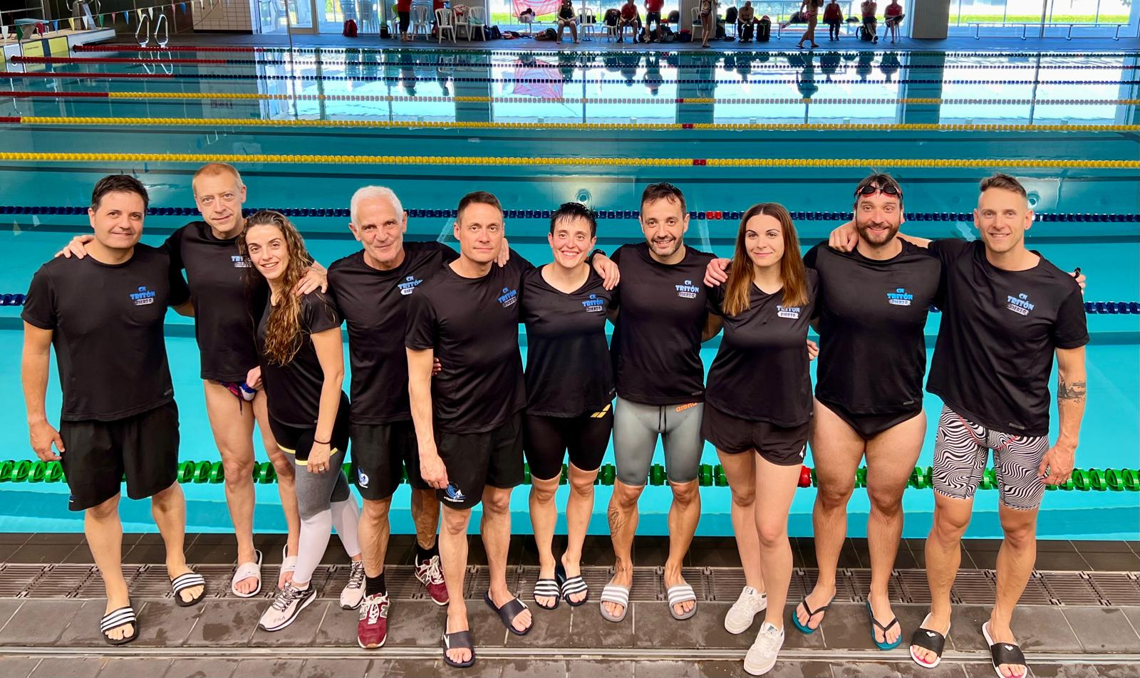 El Club Natación Tritón Bierzo vuelve a brillar en el Campeonato de Castilla y León de verano de natación máster 1