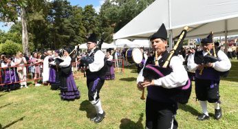 Éxito de XVI Certamen Celtibérico de bandas de gaitas 2024 en el Parque del Temple de Ponferrada