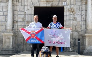 José Arredondo de Roma a Santiago para visibilizar a los que trabajan y lucha contra el cáncer 1