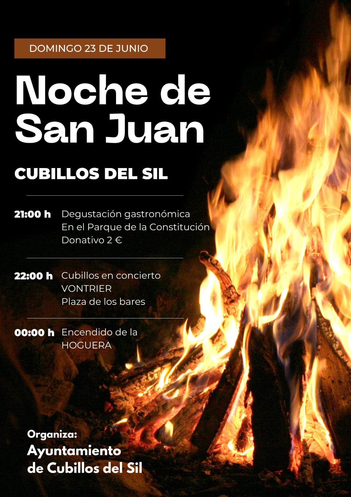 La Noche de San Juan 2024 se disfrutará en Cubillos del Sil con degustación gastronómica y música en directo 2