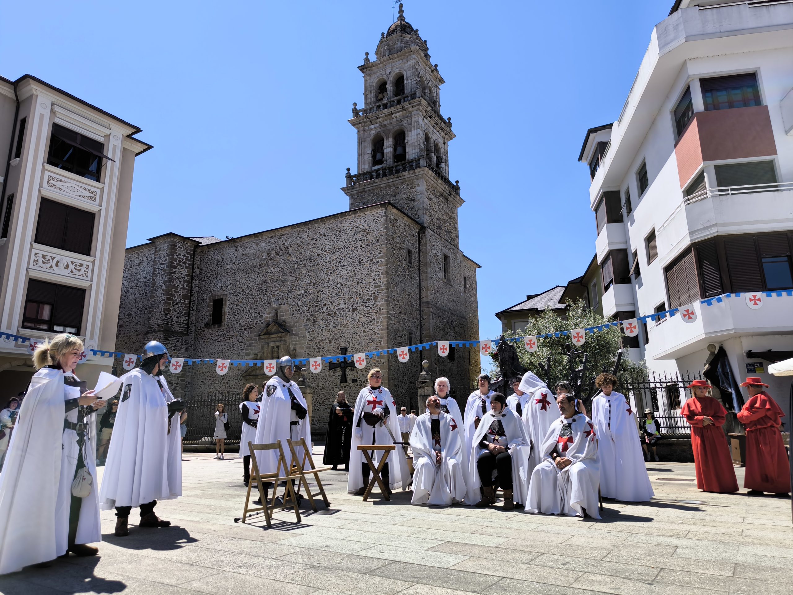 La representación del Juicio Templario, se une este año a las actividades de la Noche Templaria 22