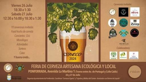 Llega a Flores del Sil la feria de cerveza artesana, ecológica y local el último fin de semana de julio 2