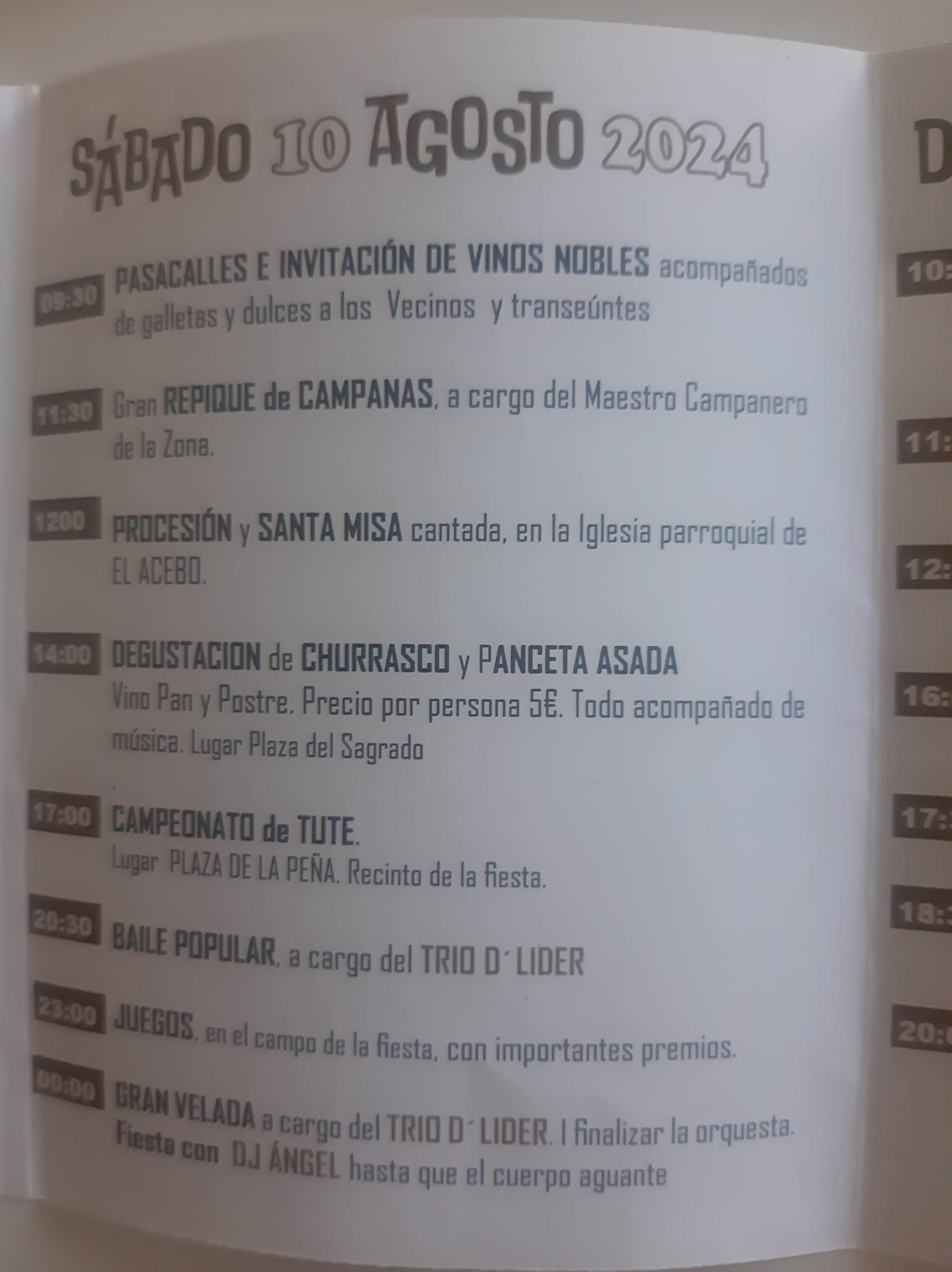 Fiestas del Turista en El Acebo, los días 9, 10 y 11 de agosto 5