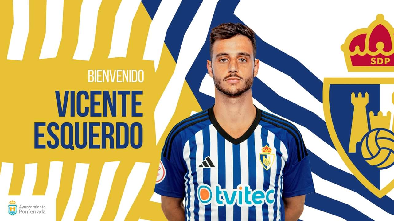 Vicente Esquerdo, nuevo jugador de la SD Ponferradina 1