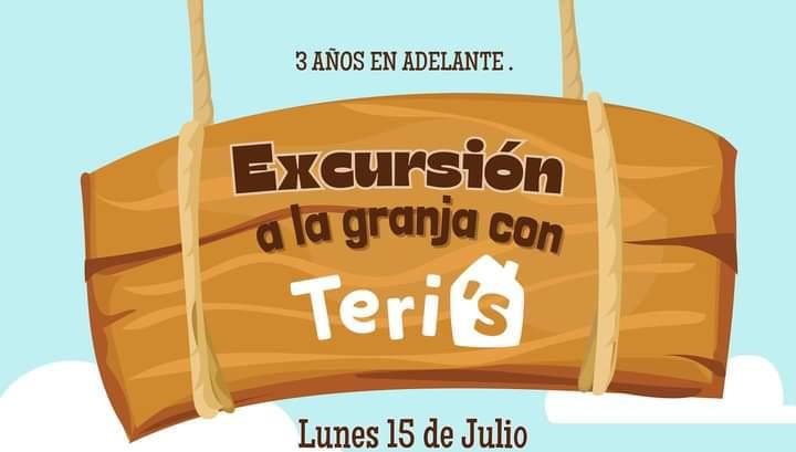 Planes para niños | Excursión a la Granja con Teris Playland este lunes 15 de julio 1