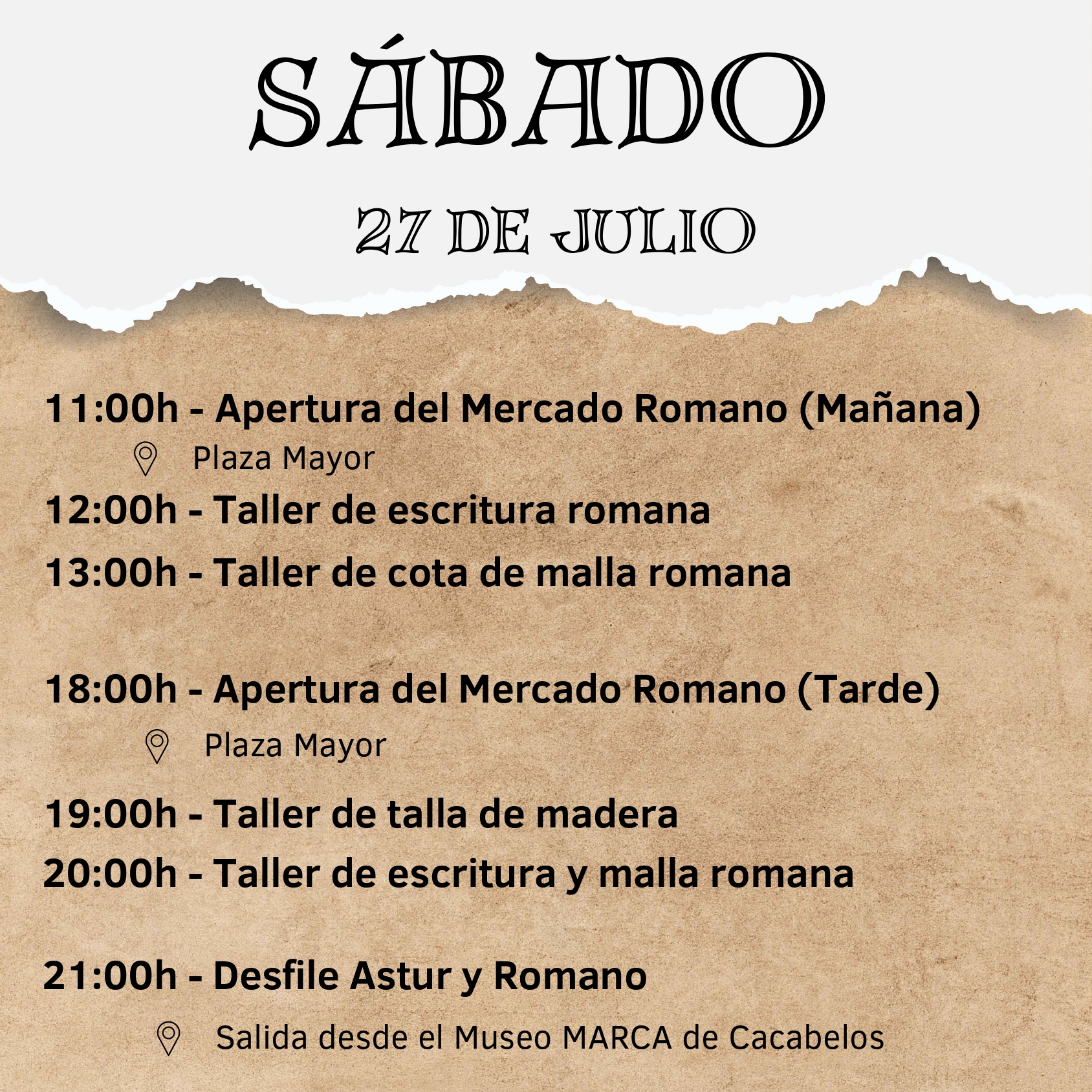 Cacabelos celebra este fin de semana el Mercado Romano con un amplio programa de actividades 4