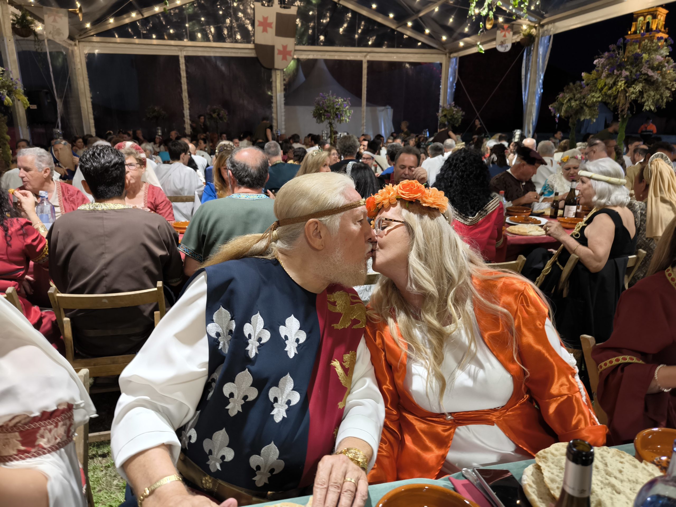 Una colorida Cena medieval en el Castillo templario de Ponferrada 3