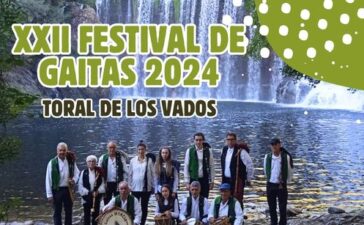 Toral de los Vados celebra en el sábado 10 de agosto la XXII edición de su Festival de gaitas 2