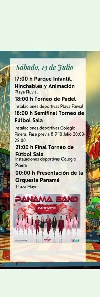Programa de Fiestas del Carmen en Vega de Espinareda del 12 al 16 de julio, Azúcar Moreno, encuentro de peñas y más 3