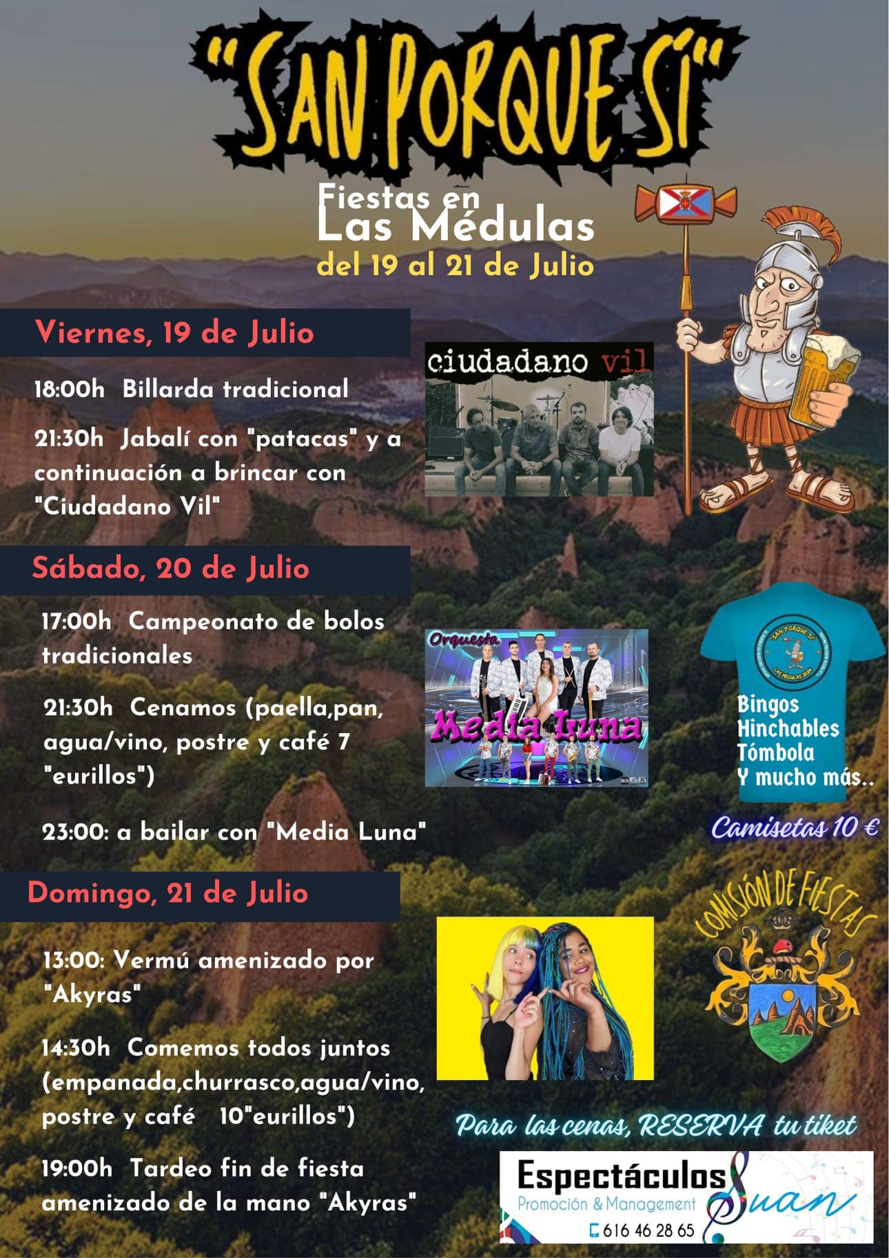 El Pueblo de Las Médulas celebra "San porque sí" del 19 al 21 de julio 2024 2