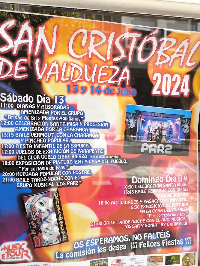 Grandes Fiestas en San Cristóbal del Valdueza 2024 2