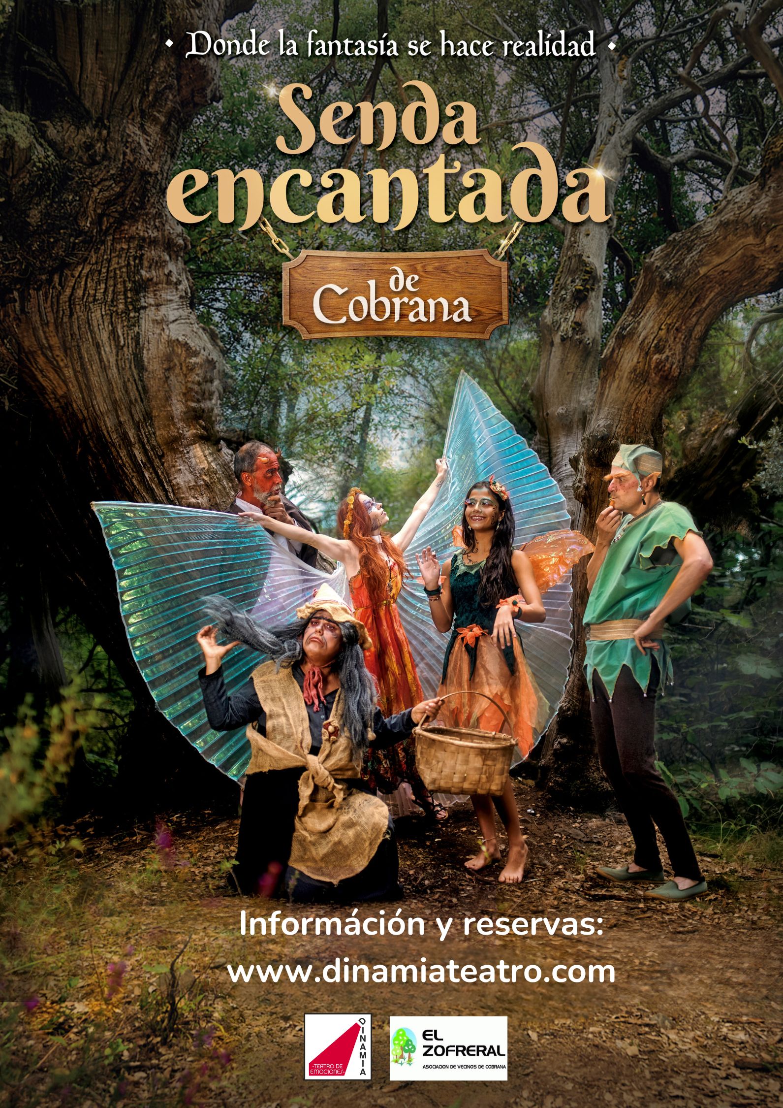 Los bosques bercianos cobran vida con las visitas teatralizadas de Dinamia Teatro 3