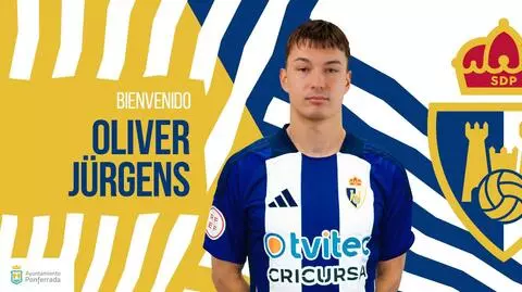 Oliver Jürgens convence y se incorpora a las filas de la SD Ponferradina 1