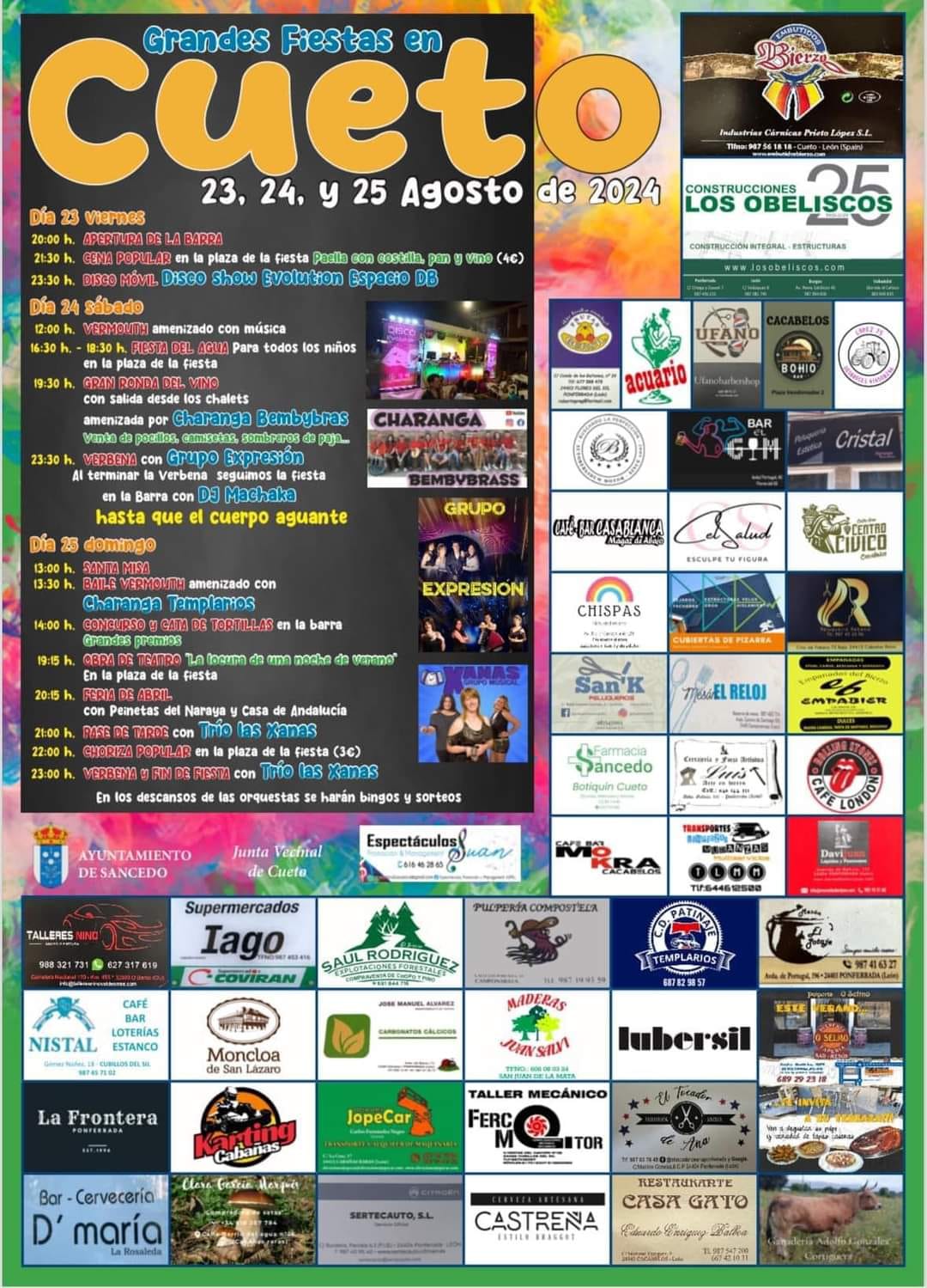 Grandes Fiestas en Cueto del 23 al 25 de agosto, este es el programa de actividades 2