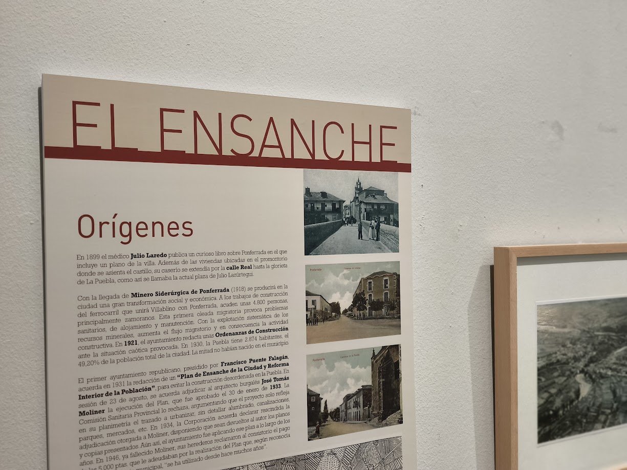 Exposición 'El ensanche' un paseo por el salto exponencial de Ponferrada de 1932 a 1949 1