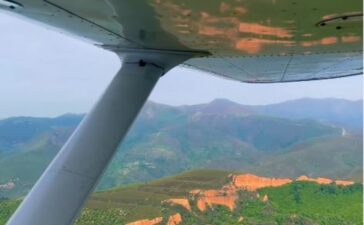 El piloto leonés Flydirop muestra en un impresionante vídeo Las Médulas desde las alturas 1