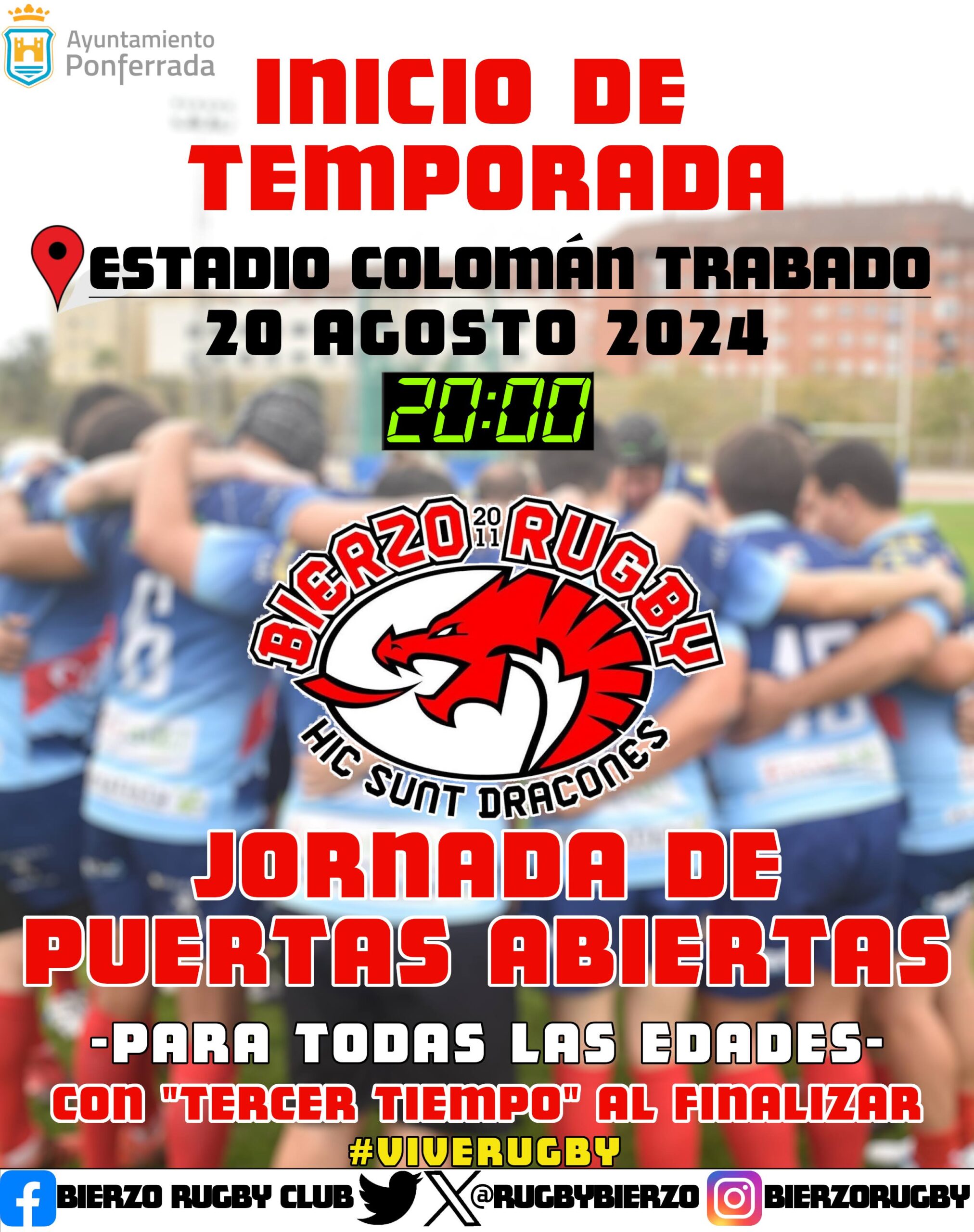 Bierzo Rugby organiza un día de puertas abiertas para dar a conocer el deporte 2