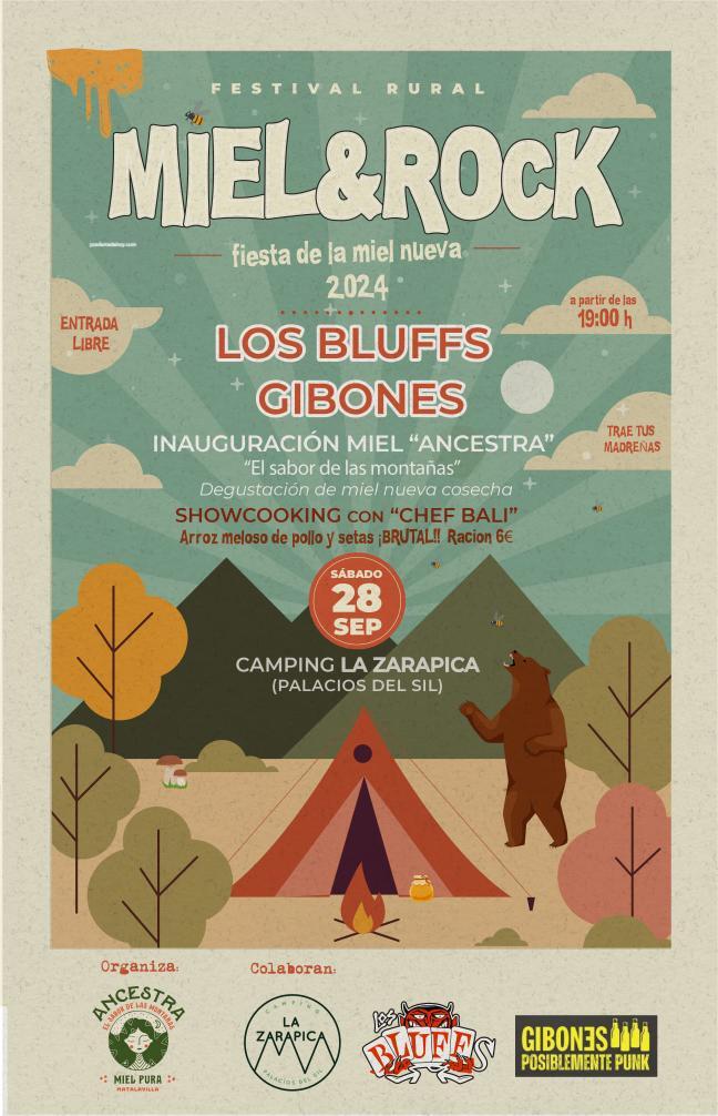 El festival rural "Miel& Rock" en Palacios del Sil presentará la nueva miel "Ancestra" de Matalavilla 2