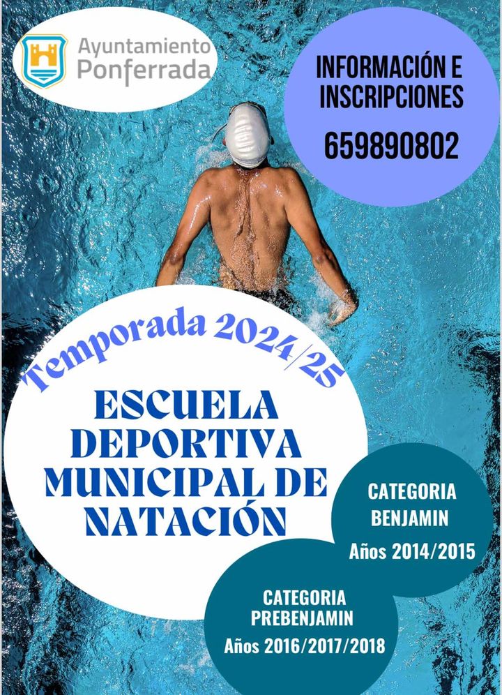 La Escuela Deportiva Municipal de Natación de Ponferrada inicia la Temporada 2024/25 2