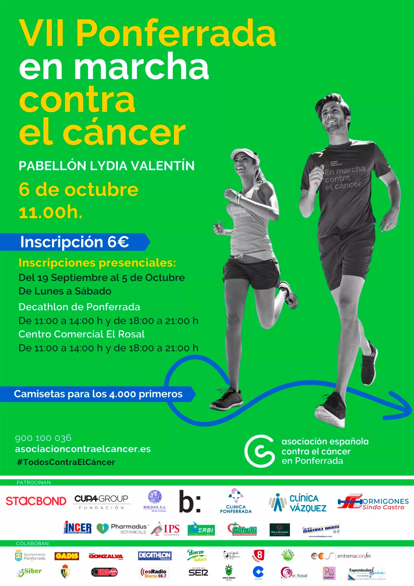 ¡Ponferrada se une a la lucha con la VII edición de la marcha contra el cáncer! 2