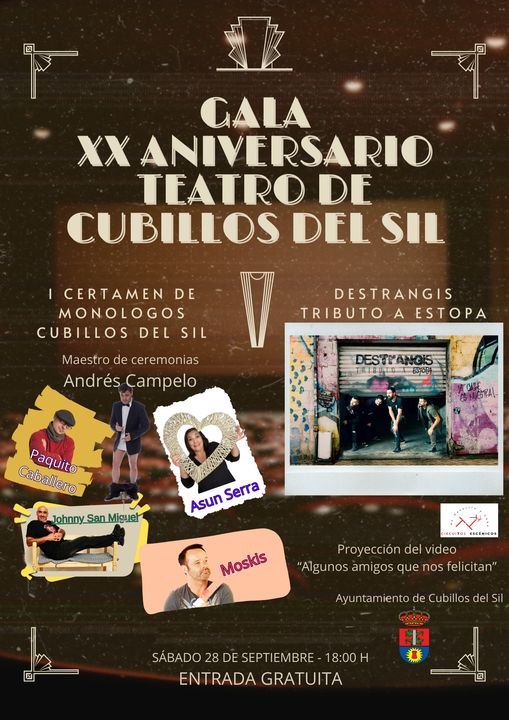 El Teatro Municipal de Cubillos del Sil celebra su 20º aniversario con una gran gala cultural 2