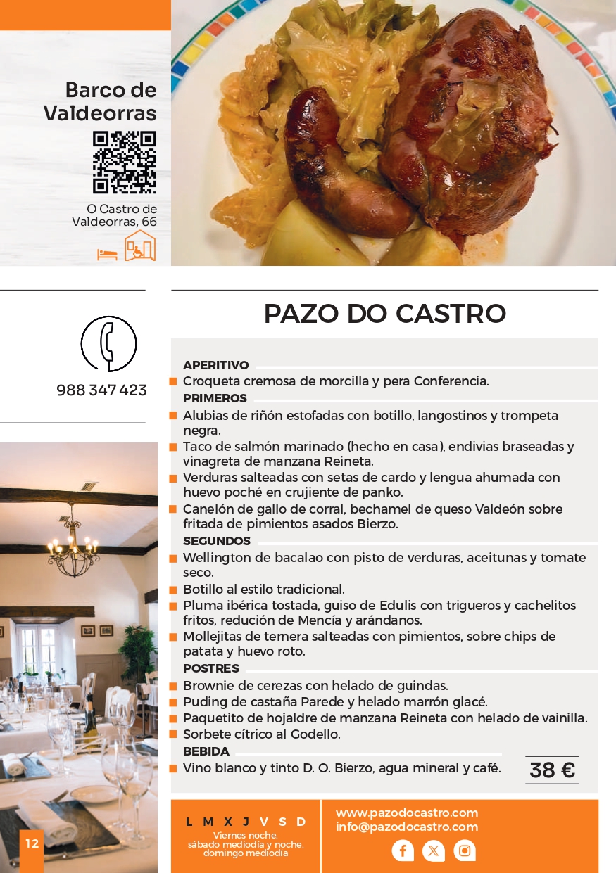 Jornadas Gastronómicas del Bierzo, guía, menús, restaurantes y bodegas 39