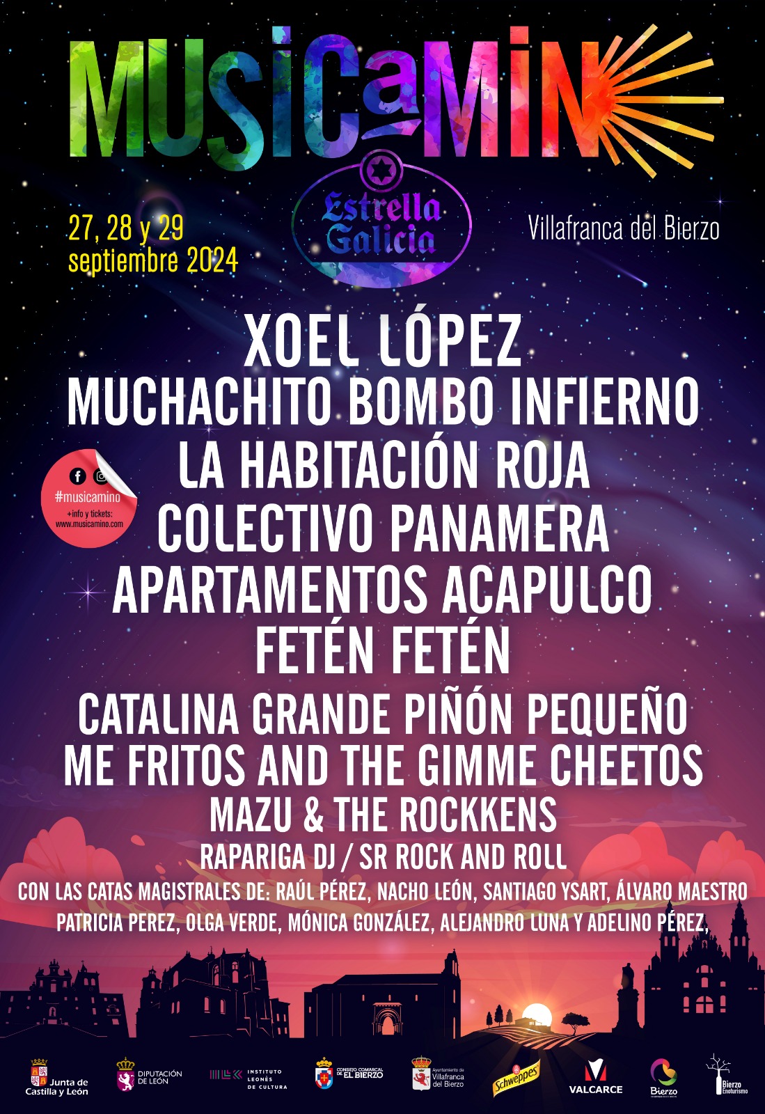 Xoel López se sube al escenario del Musicamino en sustitución de Dorian el 27 de septiembre 2