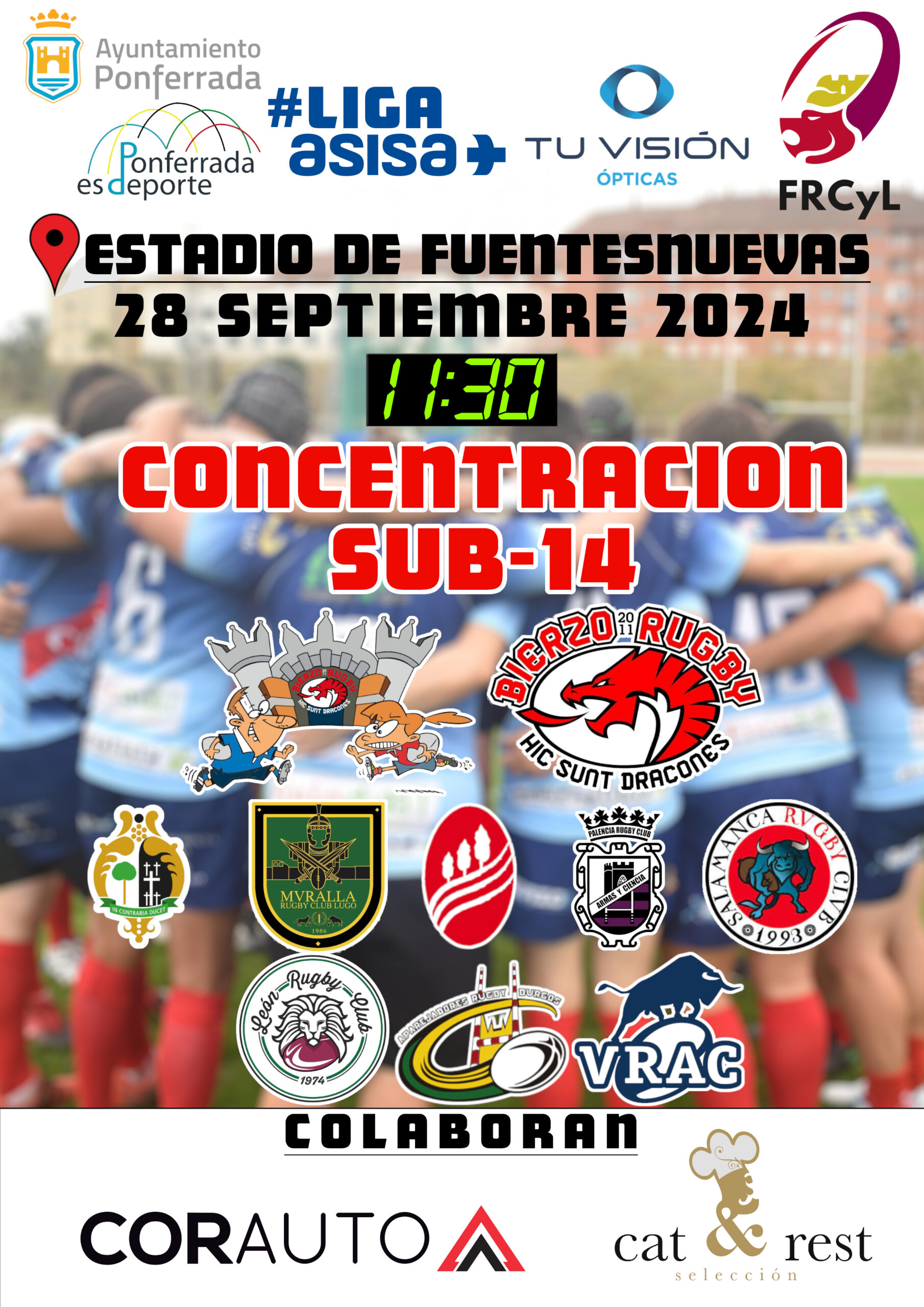 El Estadio de Fuentesnuevas recibe una concentración de escuelas de Rugby Sub-14 2