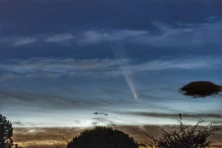 La Asociación Astronómica del Bierzo invita esta tarde a observar el cometa Tsuchinshan-ATLAS 1