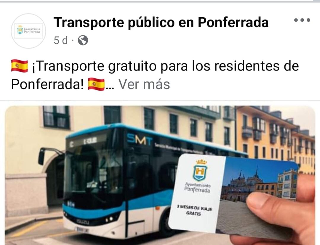 El Ayuntamiento de Ponferrada detecta y denuncia un perfil falso en la red social Facebook 1