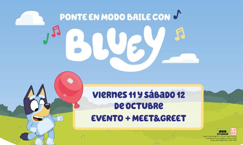 Bluey llega a El Rosal los días 11 y 12 de octubre con música, diversión y premios para toda la familia 1