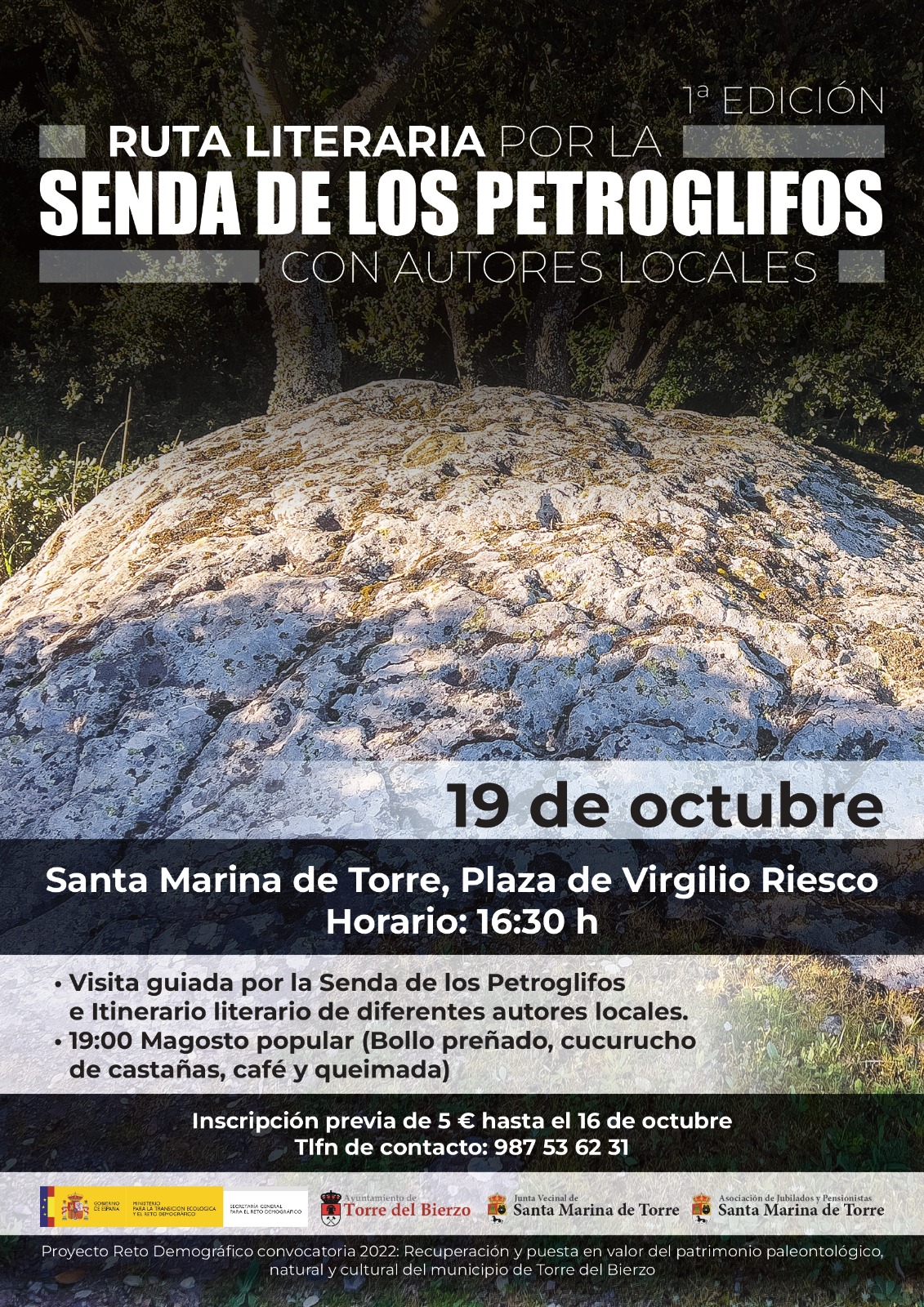 El Ayuntamiento de Torre del Bierzo Mejora la Señalización de las Rutas de Fósiles y Petroglifos en Santa Marina de Torre 2