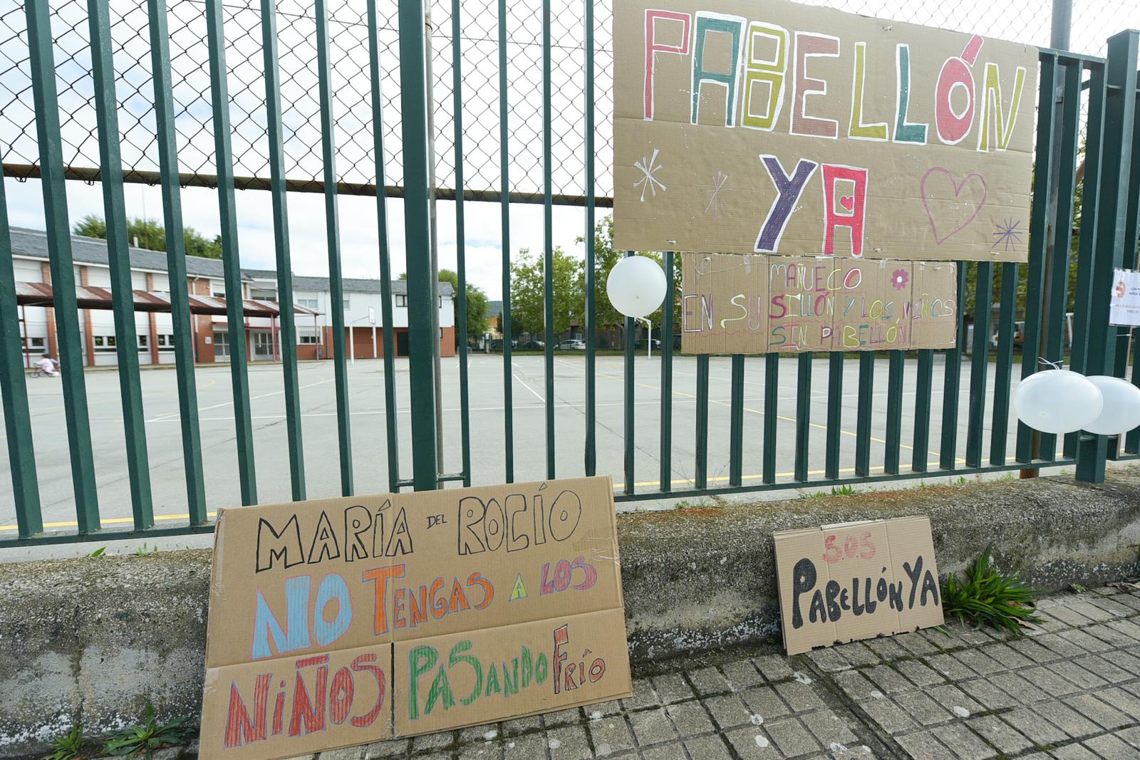 El AMPA del Colegio de Columbrianos exige un pabellón tras 30 años de espera 3