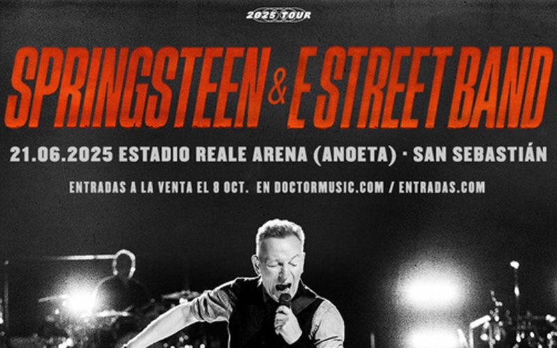 Las entradas para ver a Bruce Springsteen en Donostia se ponen a la venta hoy martes 1