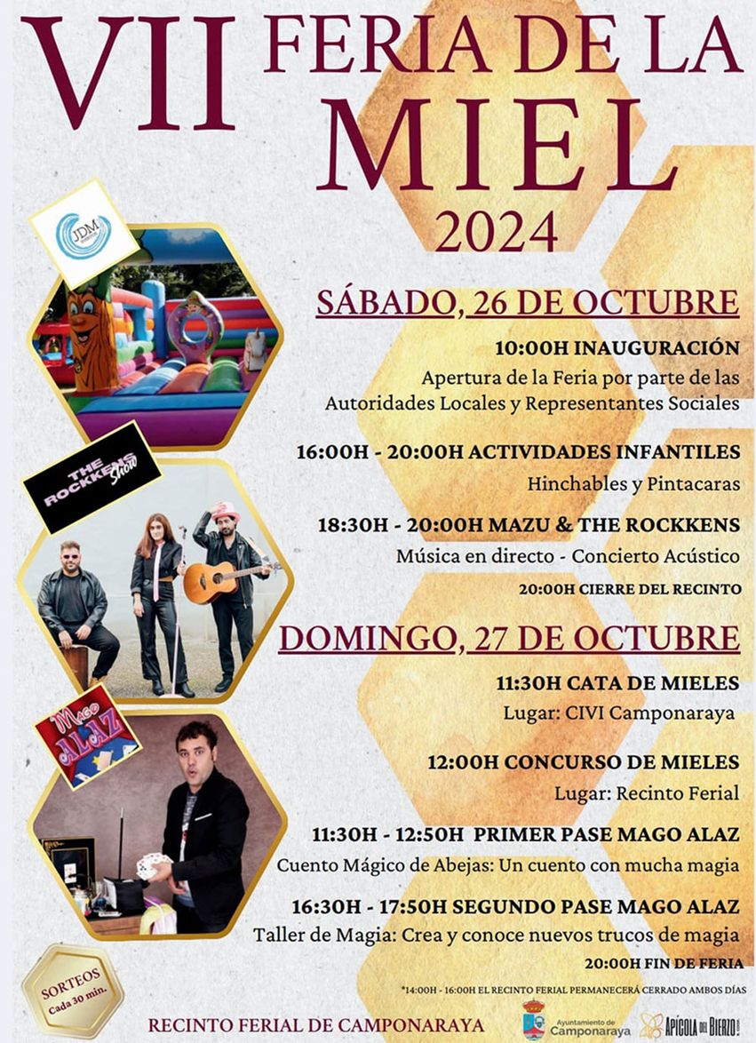 Camponaraya se llenará de sabor el último fin de semana de octubre con la Feria de la Miel 2