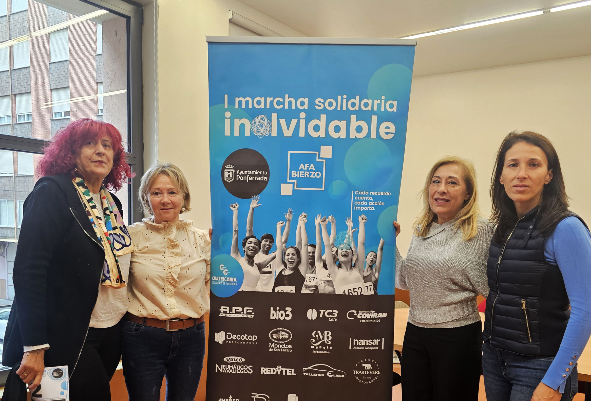 Ponferrada se une este domingo en una marcha solidaria “Inolvidable” contra el Alzheimer